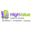 High Value Signs & Studio logo