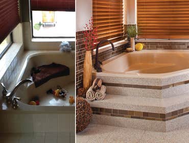 bathroom - before & after