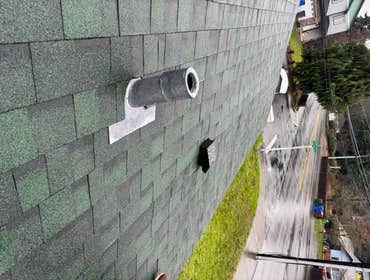 Photos by Top Shield Roofing LLC #1 Full roof replacement and smart vent (continuous ridge vent/inflow vent) installation in Washougal, WA.