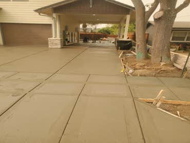Photos by Silva Engineering Construction #1 Demo, excavate, rock, form, and pour walkway, driveway , and driveway approach for client.