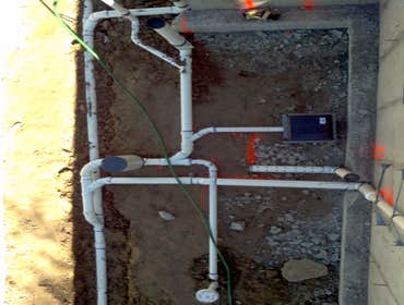 sub rough drain piping new hom