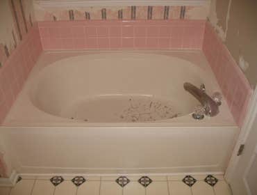 Before: Bathtub