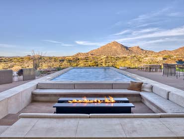 Scottsdale Hills Set in the hills of North Scottsdale, Arizona, this custom backyard was designed to capture and enhance the surrounding desert landsca