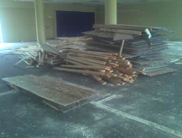 Los Vallecitos san marcos demo frame t-bar repair and drywall work