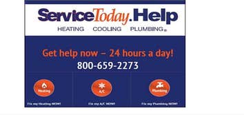 Service Today Heating, Air Conditioning, plumbing and Electrical