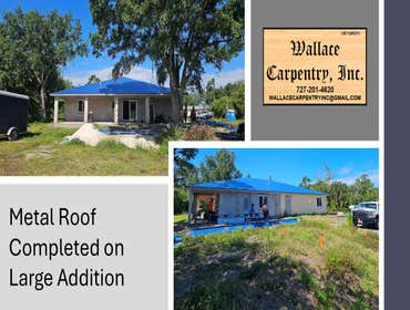 Photos by Wallace Carpentry Inc New Roof New Metal Roof