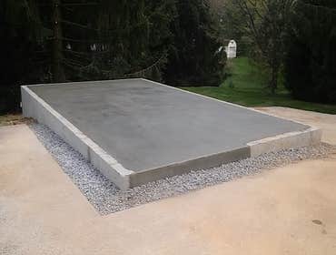 Garage foundation. West minister md