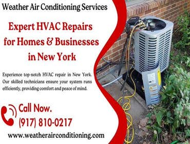 Photos by Weather Air Conditioning Services #1 Weather Air Conditioning Services is the premier HVAC company in NYC, providing a comprehensive range of