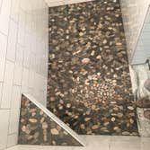Shower floor tile