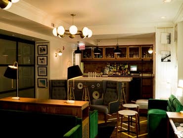 Custom back bar and credenza