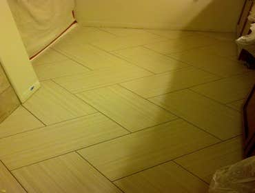 Porcelain Heated Tile Floor