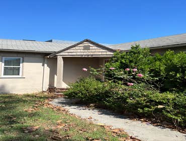 Here’s a photo before we started remodeling the house.