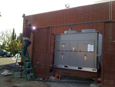 Project photos from Consolidated Mechanical Air Conditioning & Heating Inc Community thrift Store , Covina. Design build retrofit project
