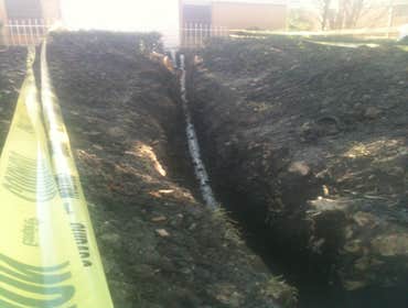 Under slab tunnels These are hand dug tunnels under the concrete slab foundation of homes where we installed a new drain line system.