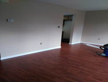 Installed Laminate Flooring