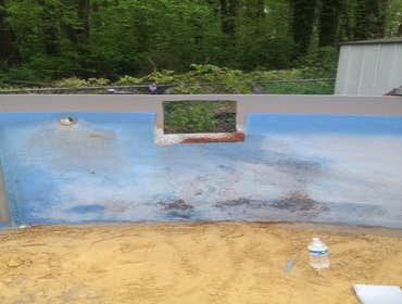 Project photos from Above Water Pool Service Custom Pools, Decks and Sheds. New, Repairs, Renovation, Remodel, Vinyl Liner Replacement. Above Ground an