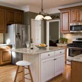 Kitchen Cabinet Refacing View our project portfolio to see our high-quality kitchen cabinet refacing restorations.