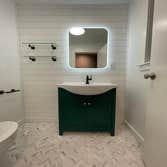 Modern bathroom remodel