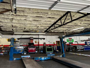 Open Cell Spray Foam auto shop
