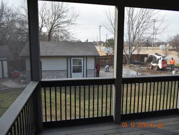 Preston Screened Composite Deck