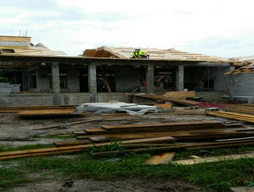 Photos from Peace River Construction LLC Custom home for local Architect.
Complete shell : slab to roof dry-in.
