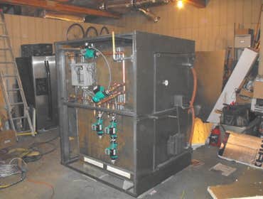 Photos by Protek Mechanical #2 Wood Boiler installation