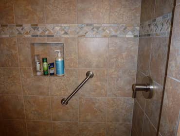 Custom tile shower
