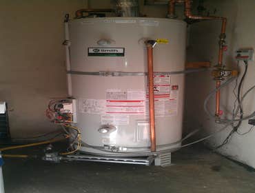 Water Heater Installed