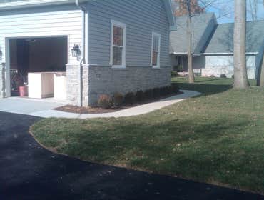 Jones Home This newly build home was landscaped by Turner Landscaping this fall