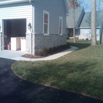 Jones Home This newly build home was landscaped by Turner Landscaping this fall
