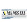 All Access Landscape and Concrete Construction logo