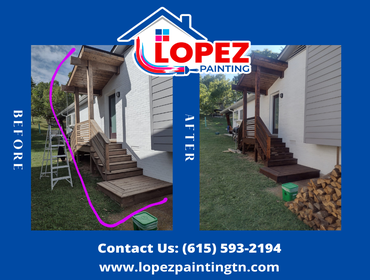 Lopez Painting - Before/After Painting Walls Is More Than Color — It's An Art In and of Itself!
Call us now: 615-593-2194
Web: lopezpaintingtn.com
