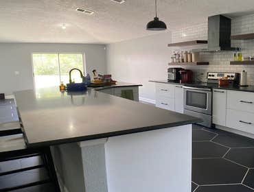 Kitchen/Living Area Remodel, Orlando Project Scope Includes:
-Kitchen & Living area Renovation
-Kid's Bedroom Restoration (Water & Mold)
-Re-Roof
-Sola