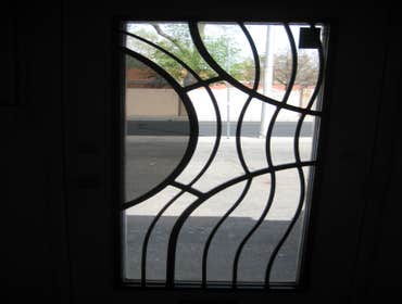 Interior security door panel