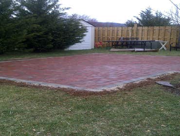 Paver Patio and Walkway This is a a combination of some of our work. Landscaping box and Veneer retaining wall, walkway and flagstone patio.