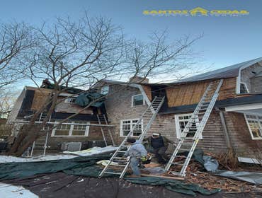 Roofing Services - Santos Cedar Contruction Inc