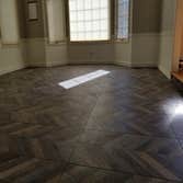 Large format heated tile