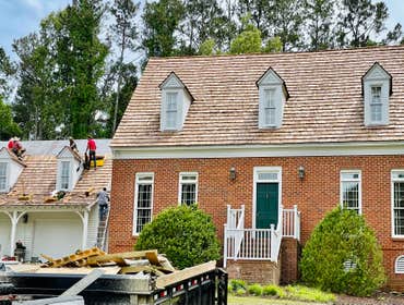 Photos by Palmer Contracting Services, Inc. Re-roof project