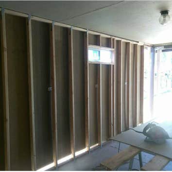 Photos by Concrete With Love, Inc #1 Closed open carport into ,single car garage