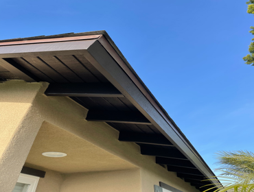 Fascia and eves repaint