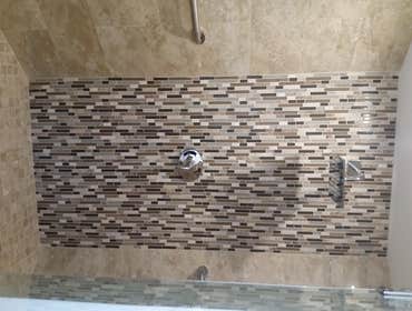 Broward County Bathroom Remodel Customers love the intricate tile work we can do to make their bathroom a showpiece.