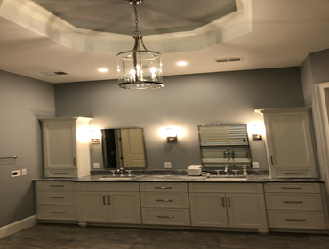 Bathroom Remodeling by Beach Remodeling HHI Bathroom remodel in Sea Pines with custom showers, tile, vanities, fixtures, lighting by Beach Remodeling H