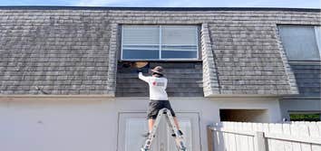 Mansard Roof Shingle Repair in Orlando Florida