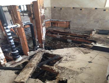 Plumbing Leak Water Damage