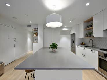 Broadway Brooklyn Renovation Charming modern renovation of a duplex on Broadway in Brooklyn. Crisp, white features are accented by bold splashes of col