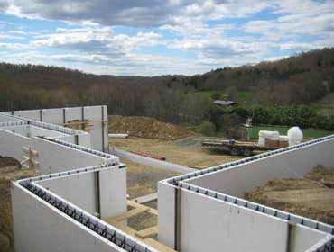 Photos from ICF Installation Associates, LLC The following pictures are taken at various jobs we have done. The first ones are of the basement of an A