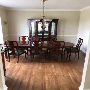 Bell Mead NJ Re-sand Move out all furniture
Re-sanded 4 rooms (downstairs)
Stainned 3 coats watee base polly
Ripped up carpet in steps,...