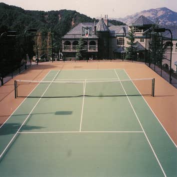 Johnny's Court Surfacing at www.JohnnysCourtSurfacing.com for Tennis Bocce Basketball Court Surfacing Line Painting Crack Repair Johnny's Court Surfaci