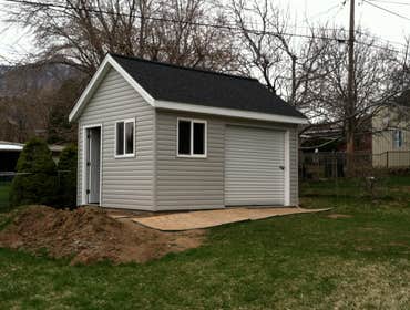 Backyard Shed Custom built backyard shed