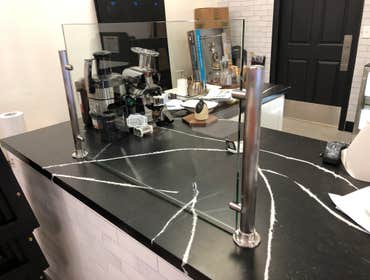 DOT X OTT glass partitions to impress customers with beauty and modernization